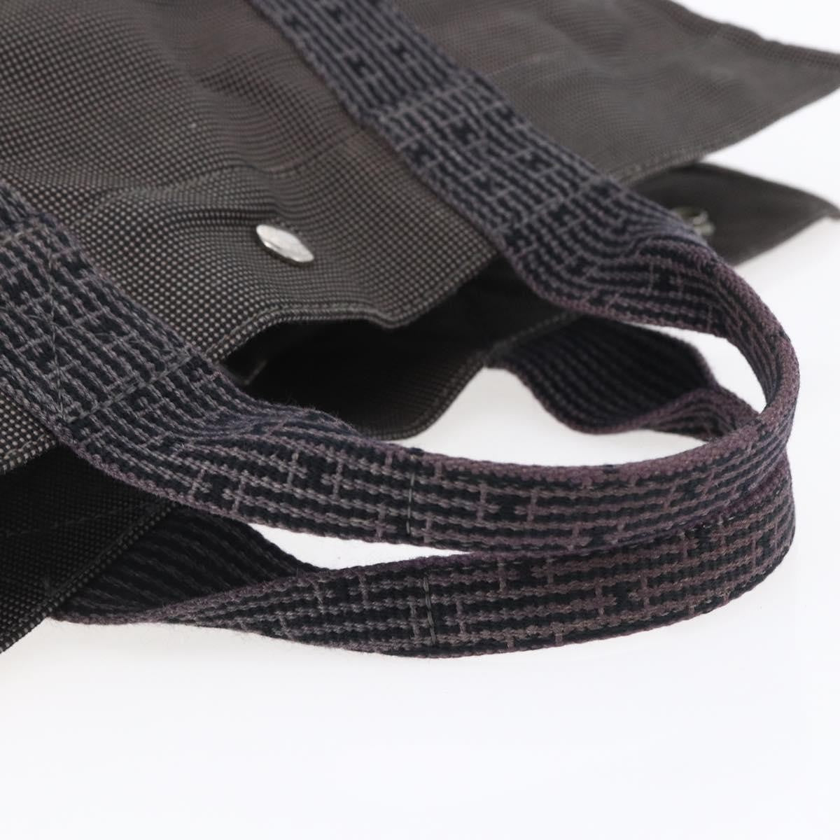 Hermes Fourre-tout Herline Fourre-tout Herline, GRAY, CANVAS, Tote bag