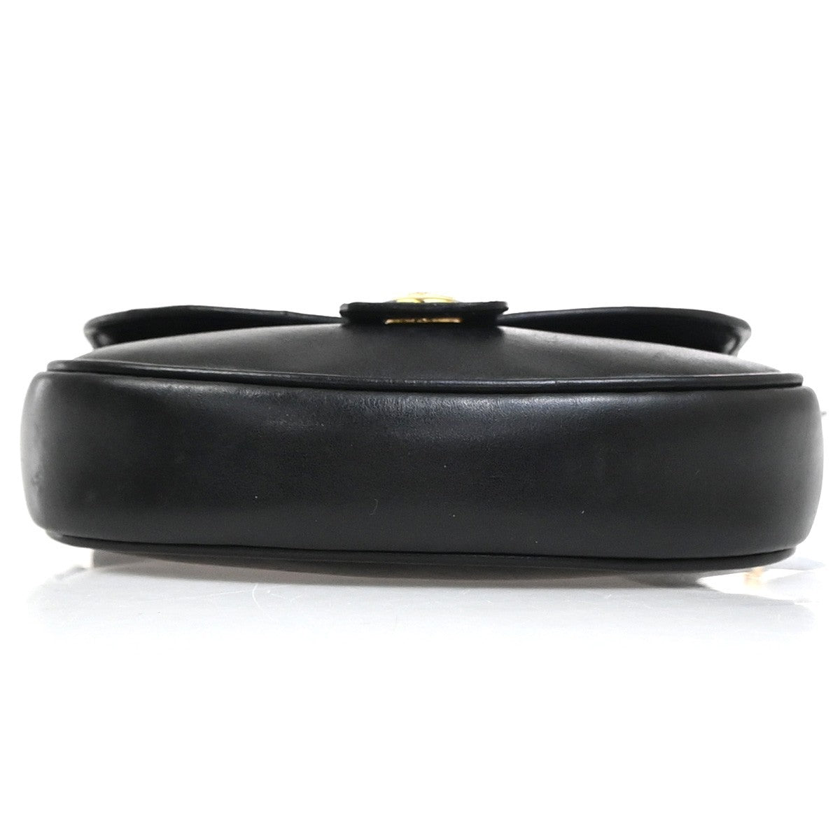 Celine Vintage Shoulder Bag Leather, BLACK, LEATHER, Shoulder bag