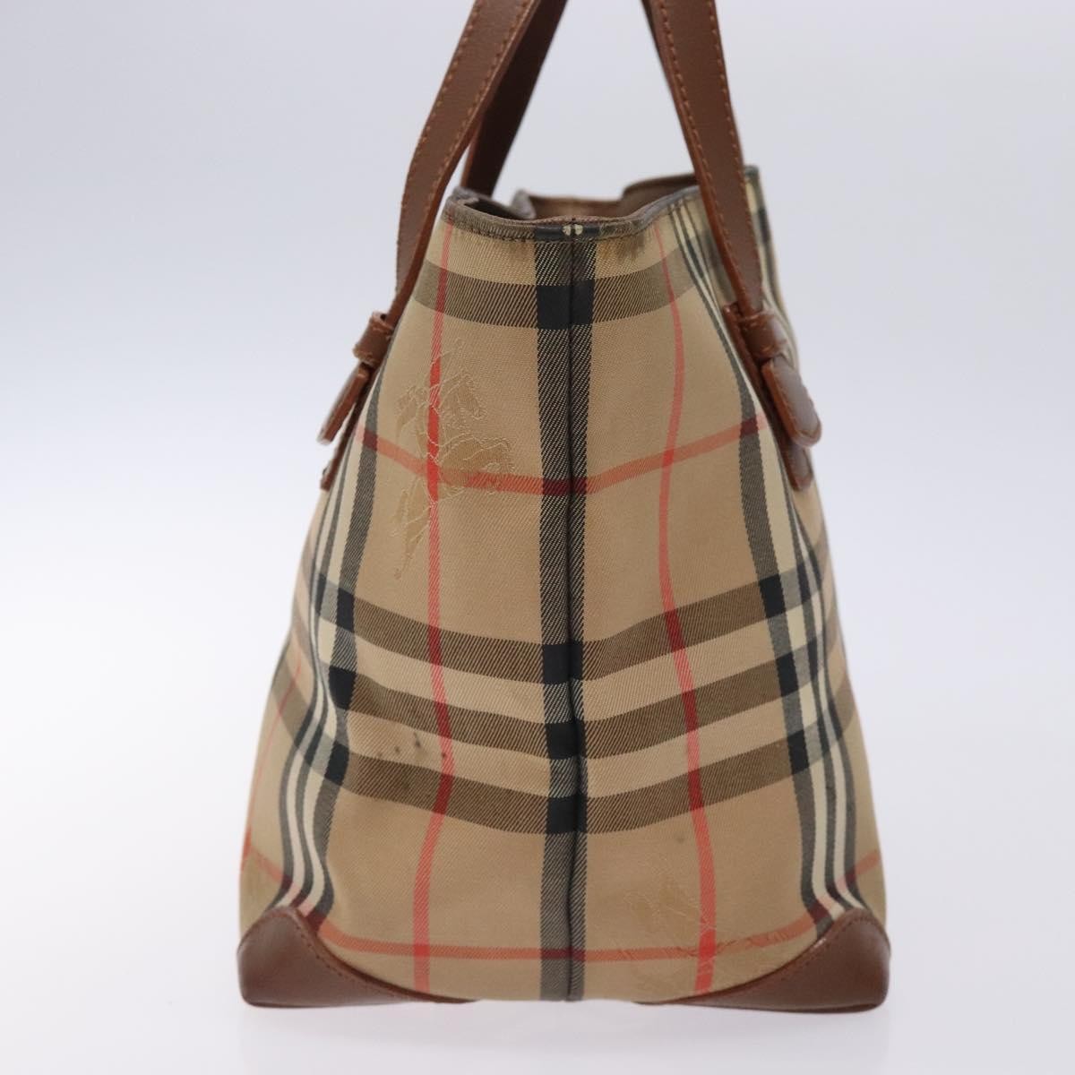 Burberry Nova Check Tote canvas check pattern, BEIGE, CANVAS, Tote bag