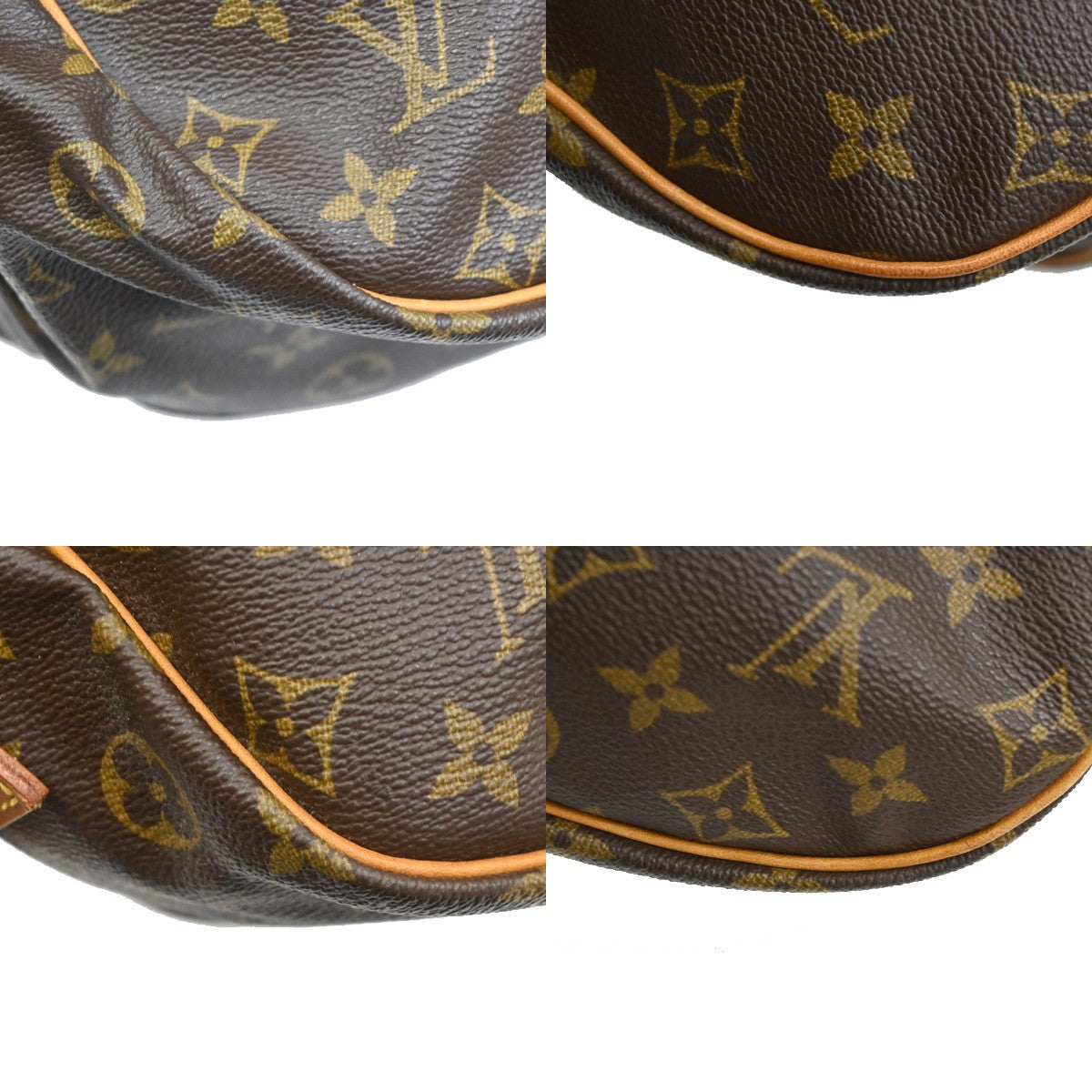Louis Vuitton Saumur Handbag Monogram Canvas, BROWN, CANVAS, Shoulder bag
