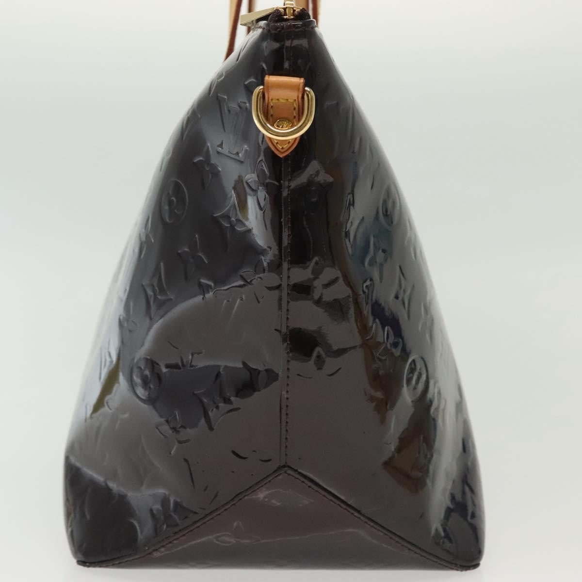 Louis Vuitton Bellevue Handbag Monogram Vernis, PURPLE, PATENT_LEATHER, Tote bag