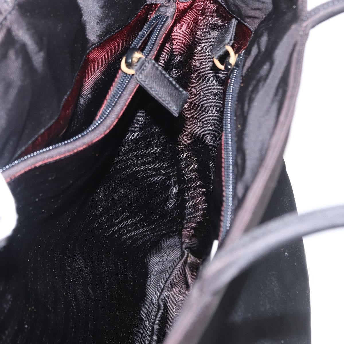 Prada Vintage Shoulder Bag Tessuto, BLACK, NYLON, Shoulder bag