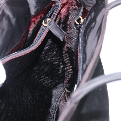 Prada Vintage Shoulder Bag Tessuto, BLACK, NYLON, Shoulder bag