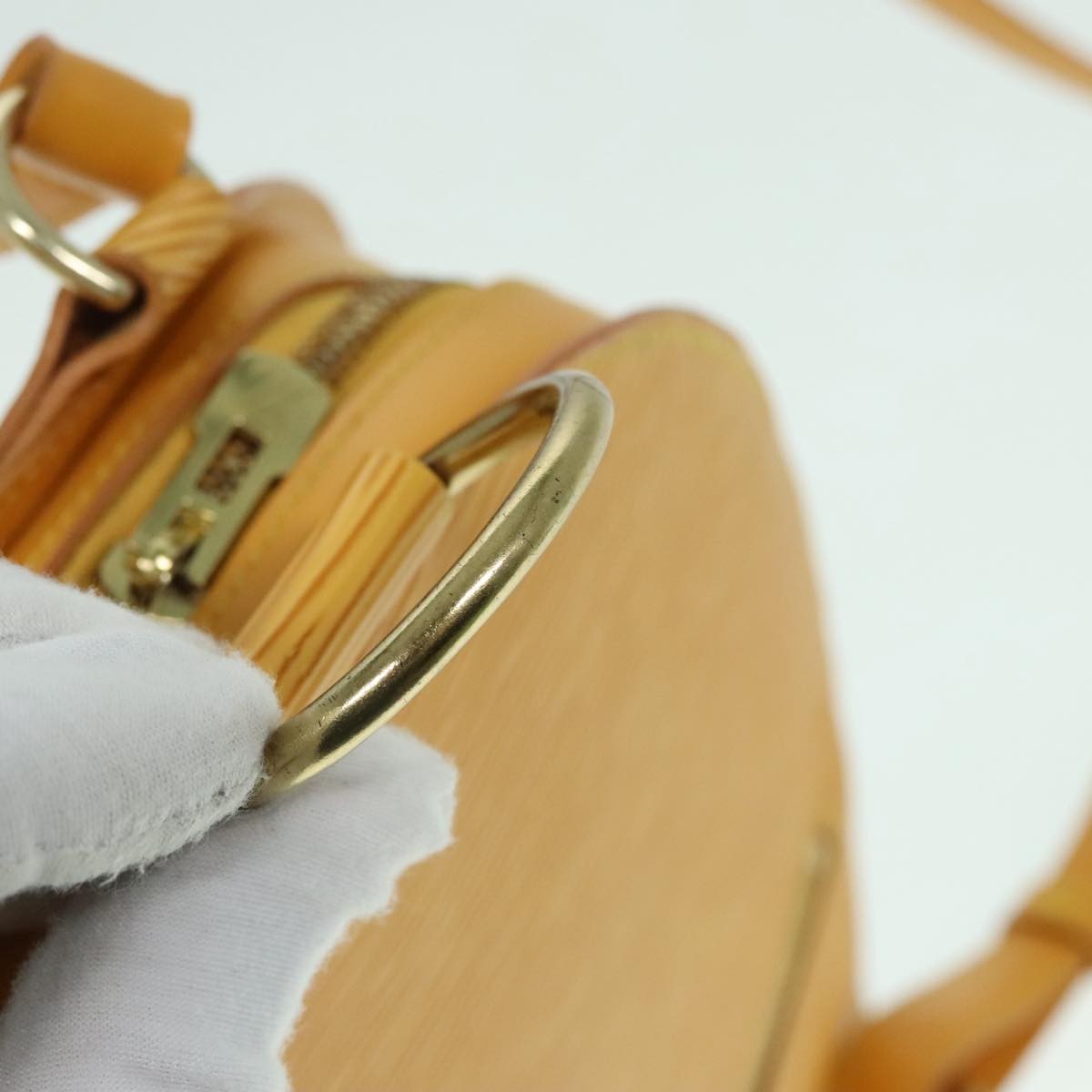 Louis Vuitton Mabillon Backpack Epi Leather, YELLOW, LEATHER, Backpack