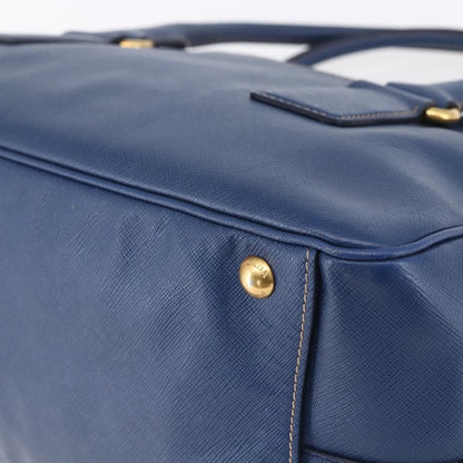 Prada Vintage Handbag Leather, BLUE, LEATHER, Handbag