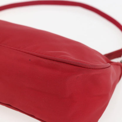 Prada Pochette Shoulder Bag Tessuto, RED, NYLON, Clutche & pouche