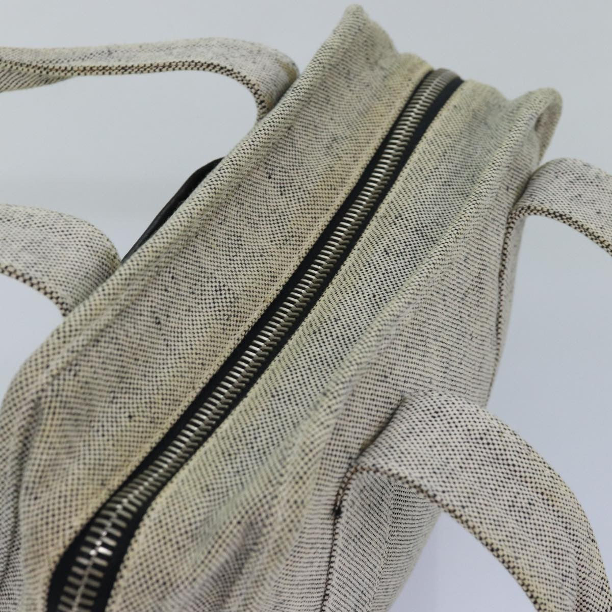 Prada Vintage Handbag Canvas, GRAY, CANVAS, Handbag