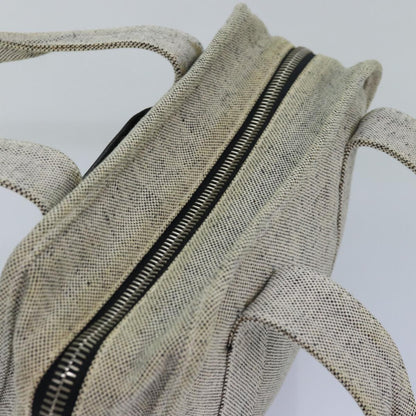 Prada Vintage Handbag Canvas, GRAY, CANVAS, Handbag