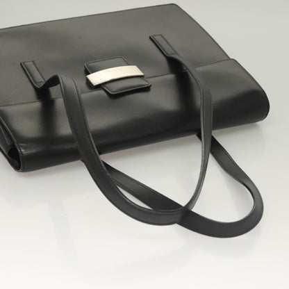 Burberry Vintage Handbag Leather, BLACK, LEATHER, Handbag