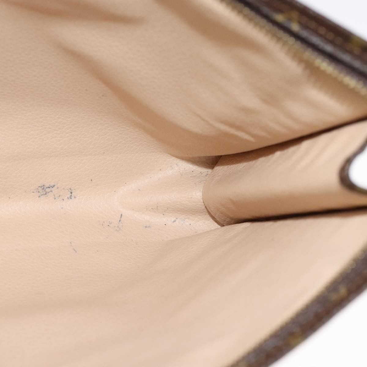 Louis Vuitton Pochette Voyage Monogram Eclipse Canvas, BROWN, CANVAS, Clutche & pouche