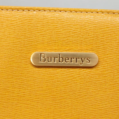 Burberry Vintage Handbag Leather, YELLOW, LEATHER, Handbag