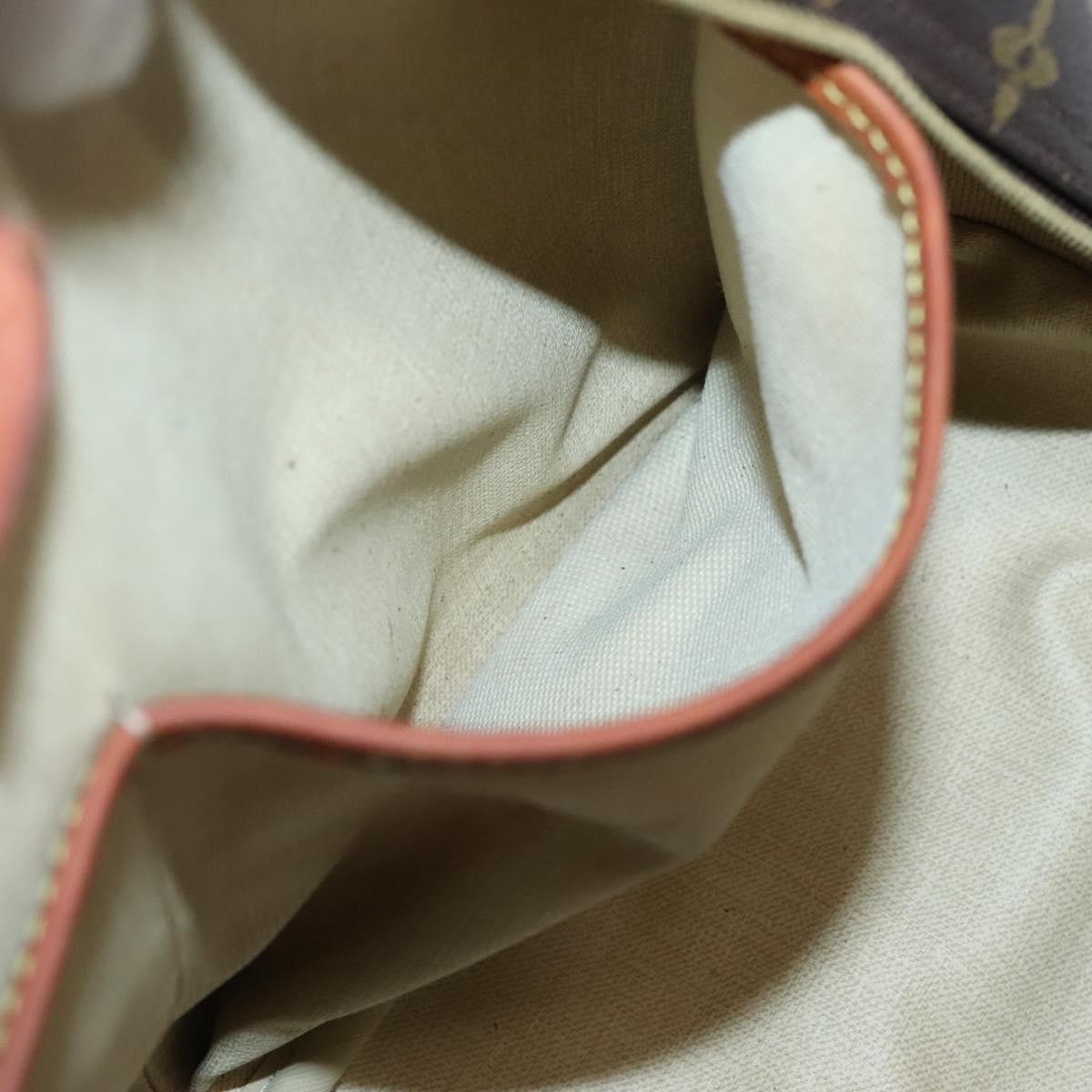 Louis Vuitton Deauville Handbag Monogram Canvas, BROWN, CANVAS, Handbag