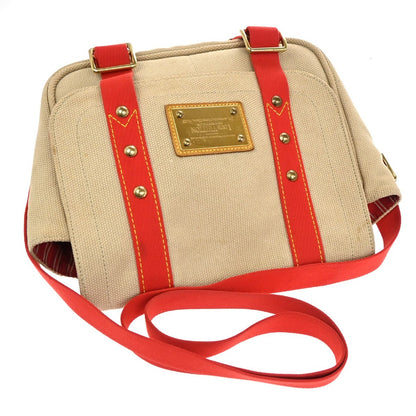 Louis Vuitton Antigua Besace Messenger Bag Canvas, BEIGE, CANVAS, Shoulder bag