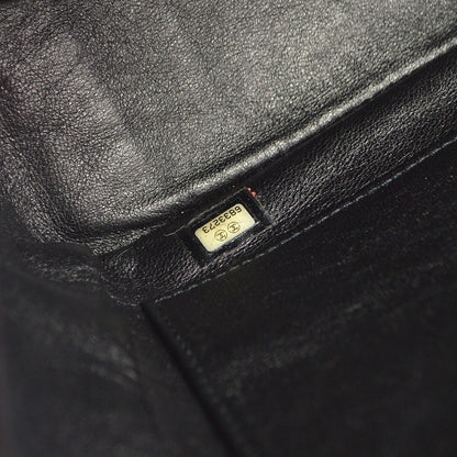 Chanel Chocolate Bar Chain Tote Quilted Jersey, BLACK, COTTON, Handbag