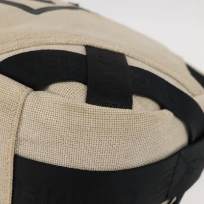 Chanel Vintage Crossbody Bag Canvas, BEIGE, CANVAS, Shoulder bag