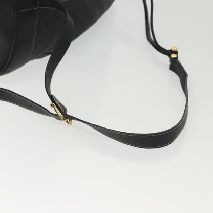 Bally Vintage Shoulder Bag Leather, BLACK, LEATHER, Shoulder bag