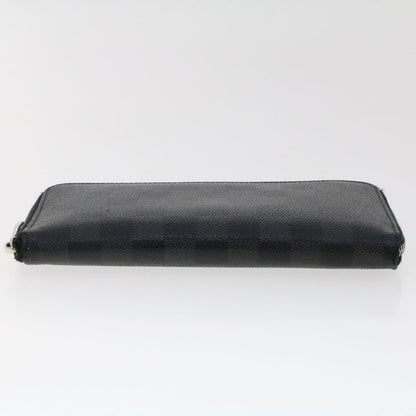 Louis Vuitton Zippy wallet vertical Damier Graphite, BLACK, CANVAS, Wallets