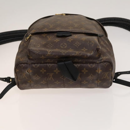 Louis Vuitton Palm Springs Backpack Monogram Canvas, BROWN, CANVAS, Backpack