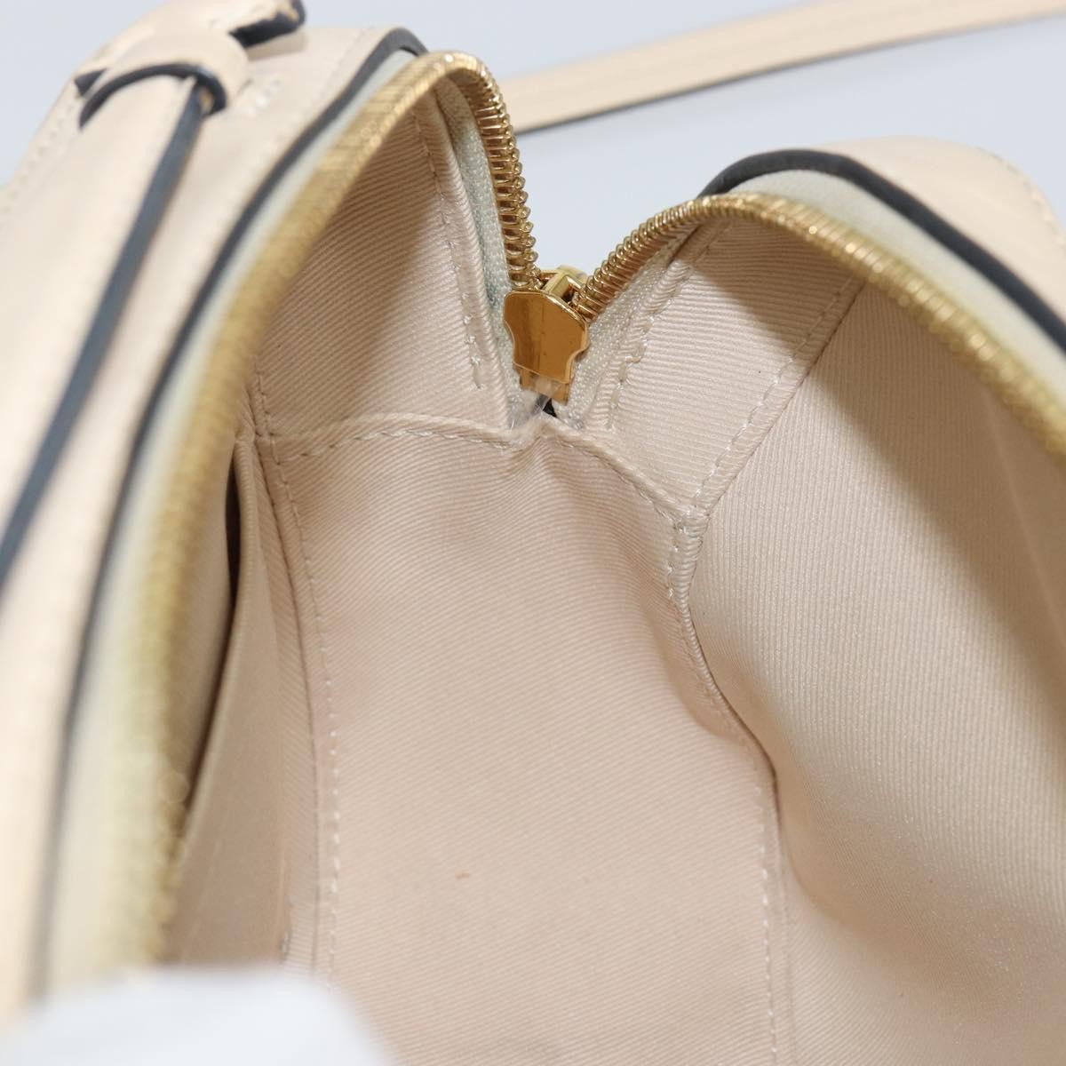 Louis Vuitton Saintonge Handbag Monogram Canvas with Leather, WHITE, CANVAS, Handbag