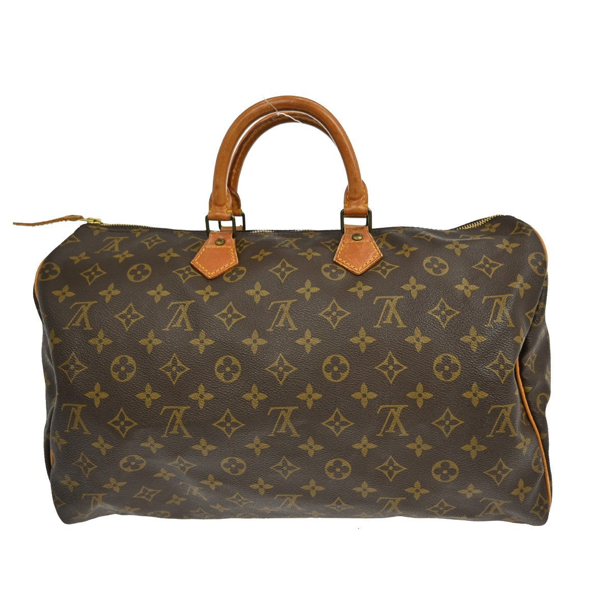 Louis Vuitton Speedy Handbag Monogram Canvas, BROWN, CANVAS, Handbag