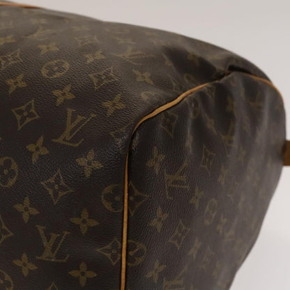 Louis Vuitton Keepall Bag Monogram Canvas, BROWN, CANVAS, Travel bag