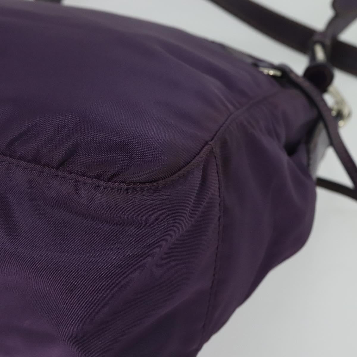 Prada Double Buckle Flap Camera Bag Tessuto, PURPLE, NYLON, Shoulder bag