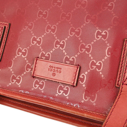 Gucci Plus Tote GG Imprime, RED, LEATHER, Tote bag