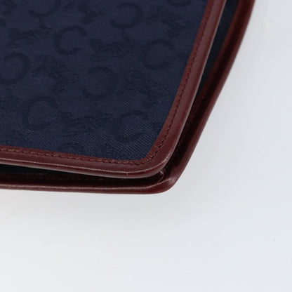 Celine C Macadam Shoulder bag Canvas, NAVY, CANVAS, Shoulder bag