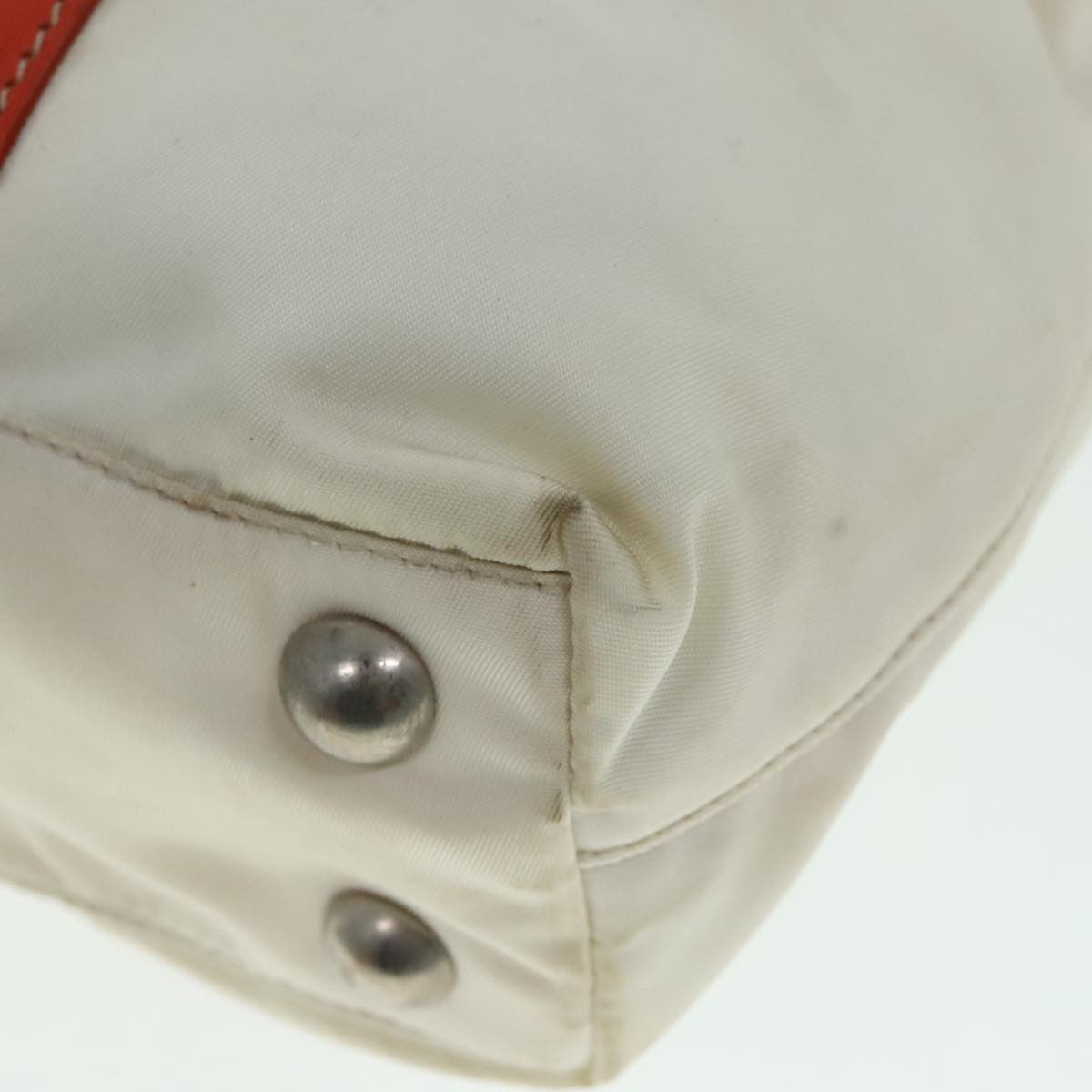 Prada Vintage Zip Handbag Tessuto, ECRU, NYLON, Handbag