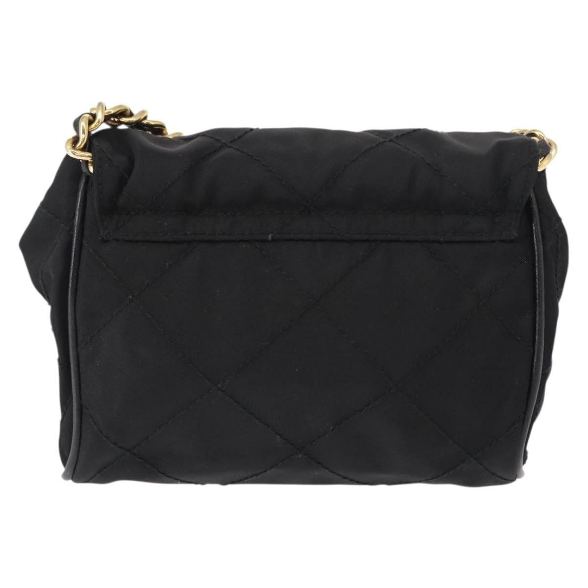 Prada Vintage Shoulder Bag Tessuto, BLACK, NYLON, Shoulder bag