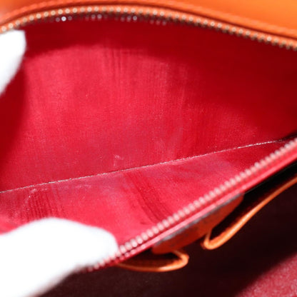 Celine Tote bag Leather, ORANGE, LEATHER, Tote bag