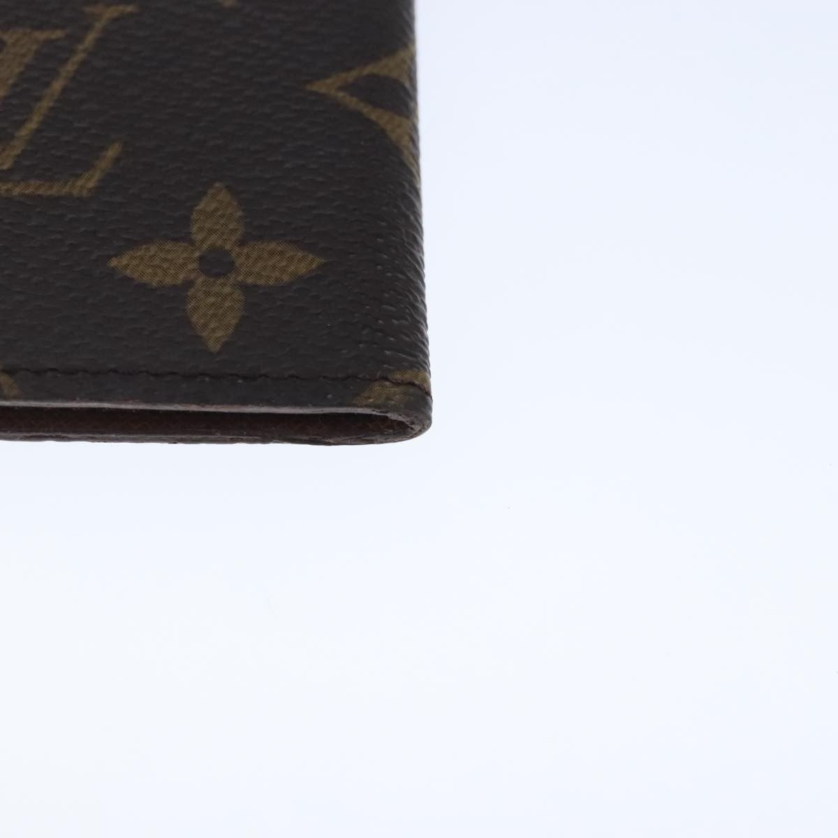Louis Vuitton Porte Cartes Pression Card Case Monogram Canvas, BROWN, CANVAS, Card Holders
