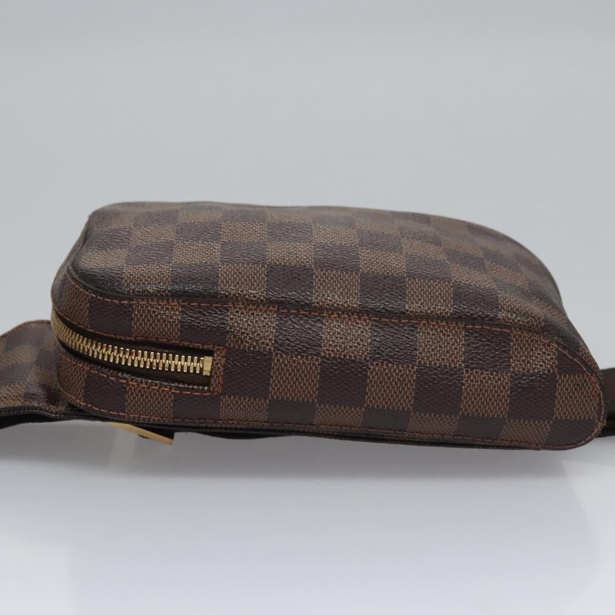 Louis Vuitton Geronimos Waist Bag Damier, BROWN, CANVAS, Shoulder bag