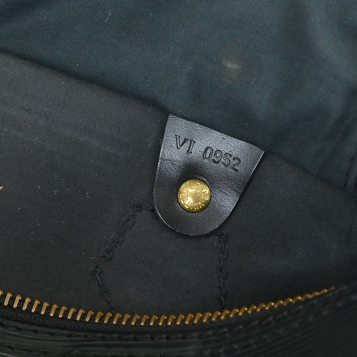 Louis Vuitton Speedy Handbag Epi Leather, BLACK, LEATHER, Handbag