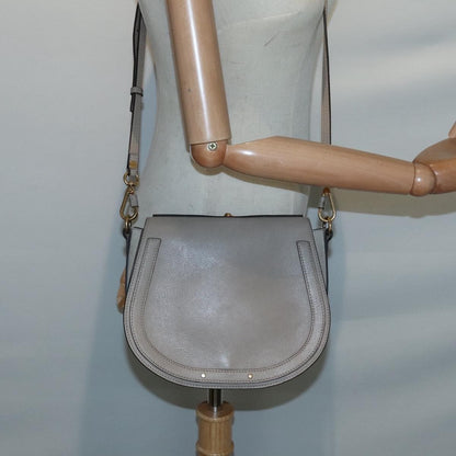 Chloe Nile Crossbody Bag Leather, BROWN, LEATHER, Crossbody bag