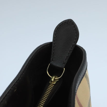 Burberry Newfield Tote Haymarket Coated Canvas, BEIGE, CANVAS, Tote bag