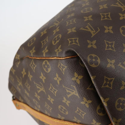 Louis Vuitton Keepall Bag Monogram Canvas, BROWN, CANVAS, Travel bag