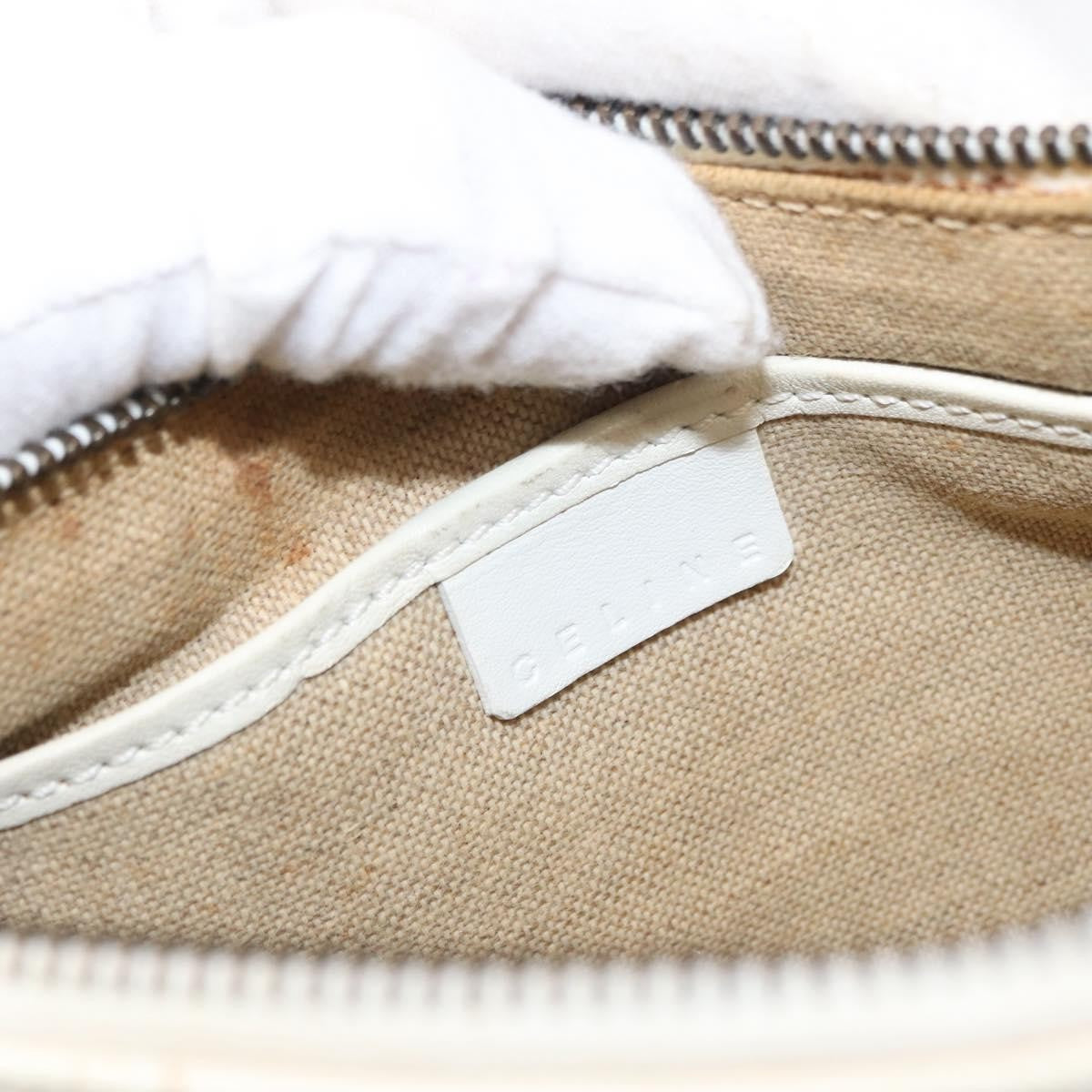 Celine Vintage Pochette Shoulder Bag Canvas, NAVY, CANVAS, Clutche & pouche