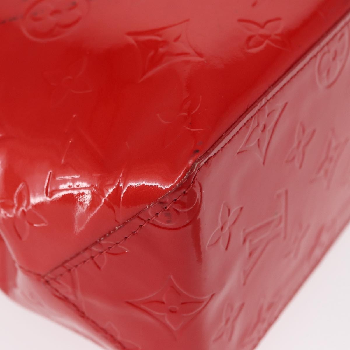 Louis Vuitton Reade Handbag Monogram Vernis, RED, PATENT_LEATHER, Handbag
