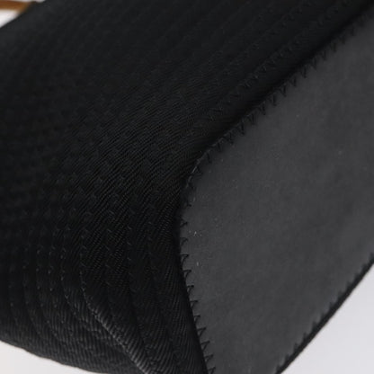 Gucci Vintage Bamboo Handle Tote Nylon, BLACK, NYLON, Tote bag