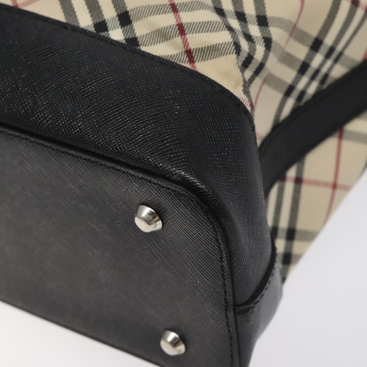 Burberry Nova Check Tote Canvas and Leather, BEIGE, CANVAS, Tote bag