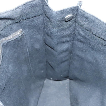 Hermes Fourre Tout Tote Canvas, BLACK, CANVAS, Tote bag