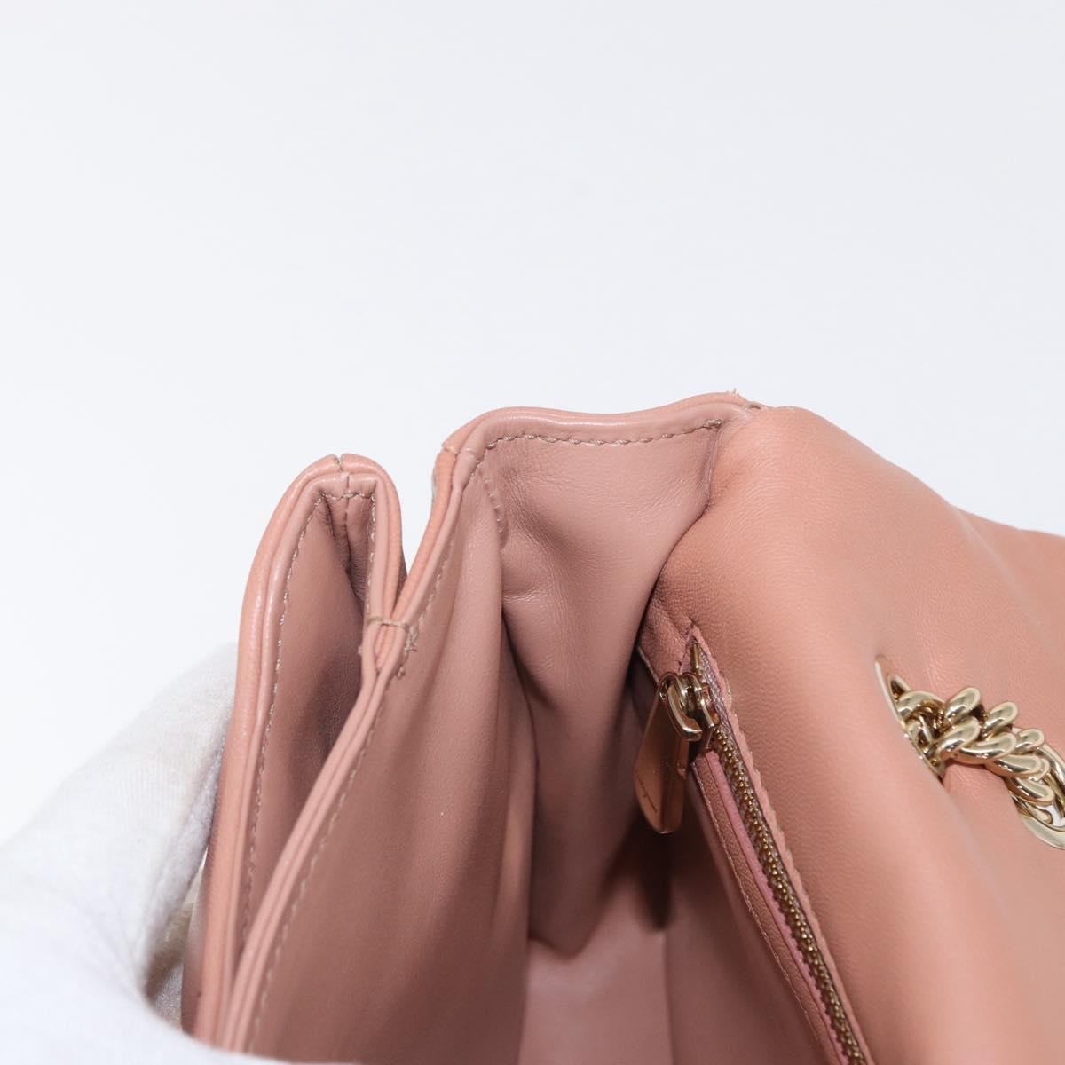 Salvatore Ferragamo Vara Soft Flap Bag Quilted Leather, PINK, LEATHER, Shoulder bag