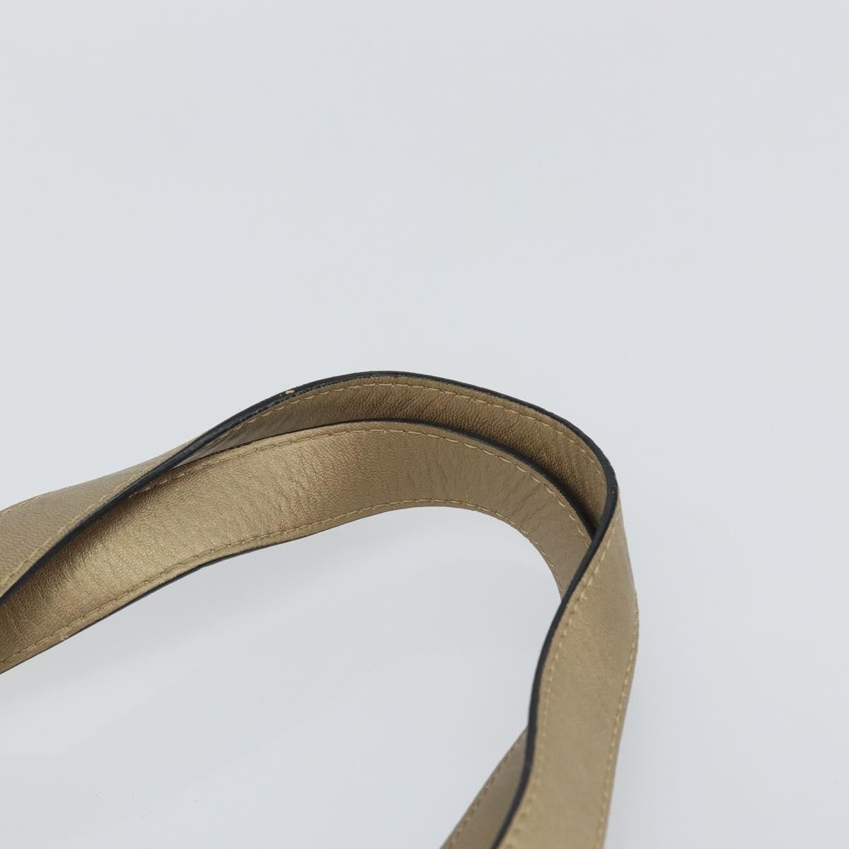 Loewe Anagram Tote Leather, GOLD, LEATHER, Tote bag