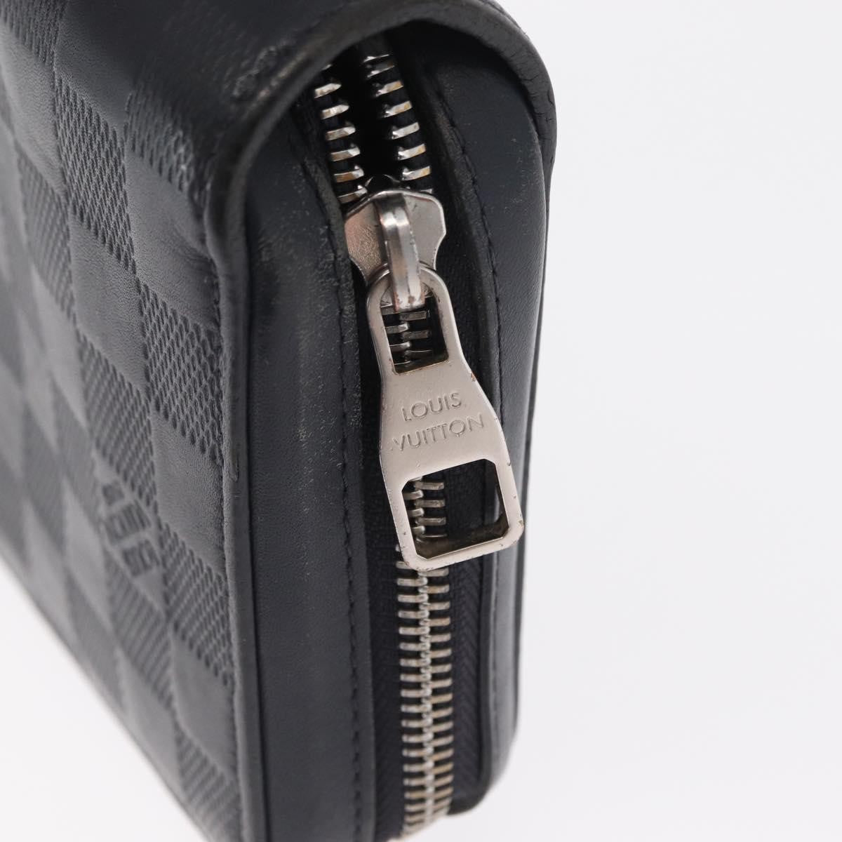 Louis Vuitton Zippy XL Damier Leather, BLACK, LEATHER, Wallets