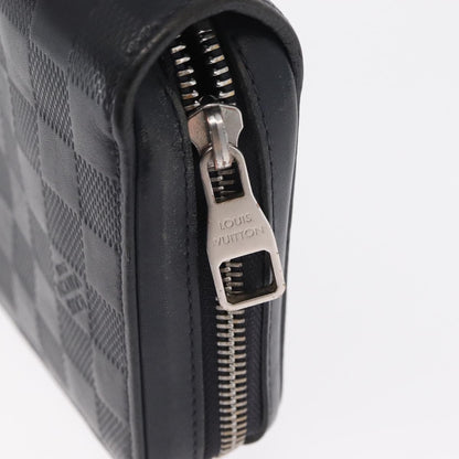 Louis Vuitton Zippy XL Damier Leather, BLACK, LEATHER, Wallets