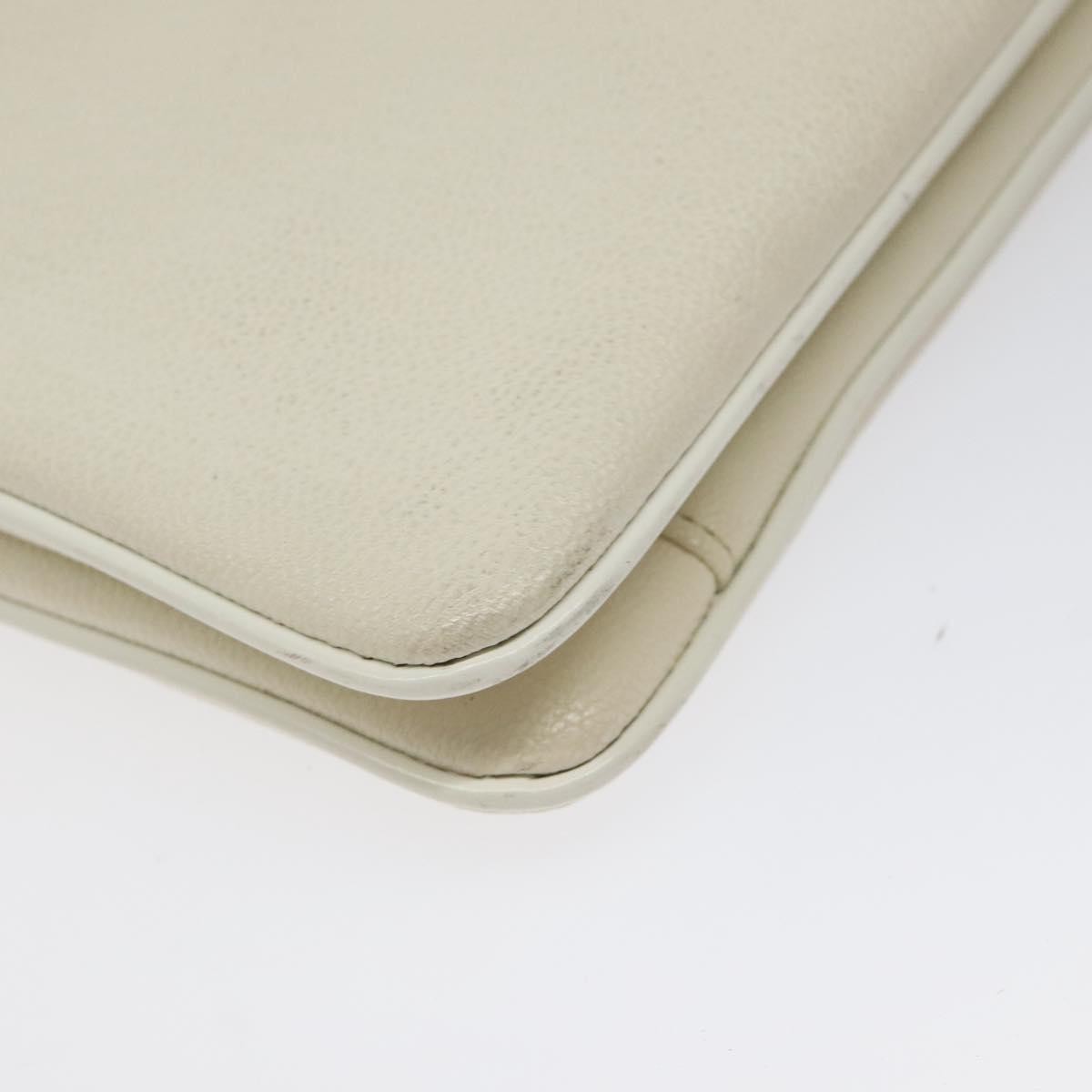 Givenchy Vintage 4G shoulder bag Leather, WHITE, LEATHER, Shoulder bag