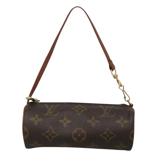 Louis Vuitton Papillon Pochette Monogram Canvas, BROWN, CANVAS, Clutche & pouche