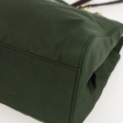 Prada Re-Edition 1995 Chain Tote Quilted Re-Nylon, GREEN, NYLON, Shoulder bag