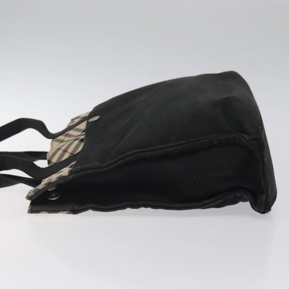 Burberry Nova Check Tote canvas check pattern, BLACK, CANVAS, Tote bag